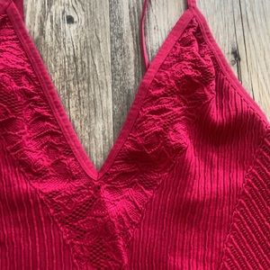 Red Colsie body suit❤️